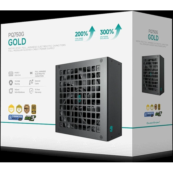 DEEPCOOL GAMERSTORM PQ750G 750W čierny - Zdroje - Obrázok 03286df8ded24ff88d15fecba279151a