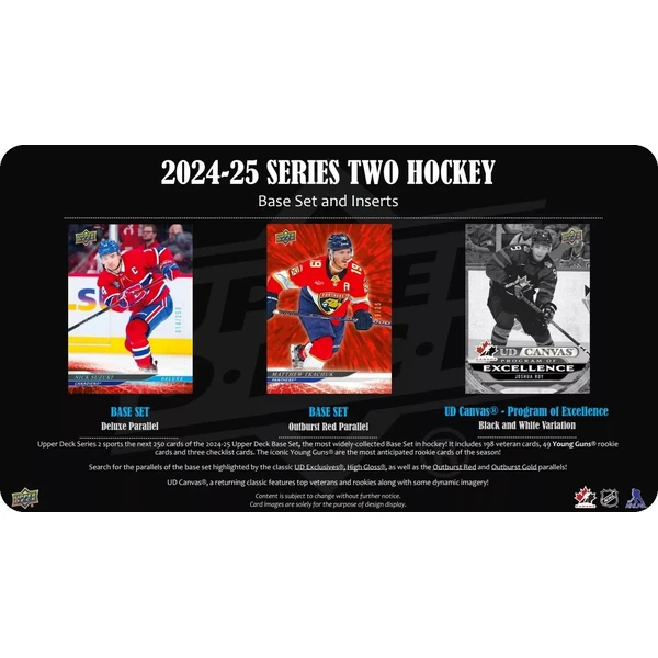 Hokejové karty 2024-25 Upper Deck Series 2 Hockey Hobby Balíček - Hokejové karty - Obrázok 033D000O01