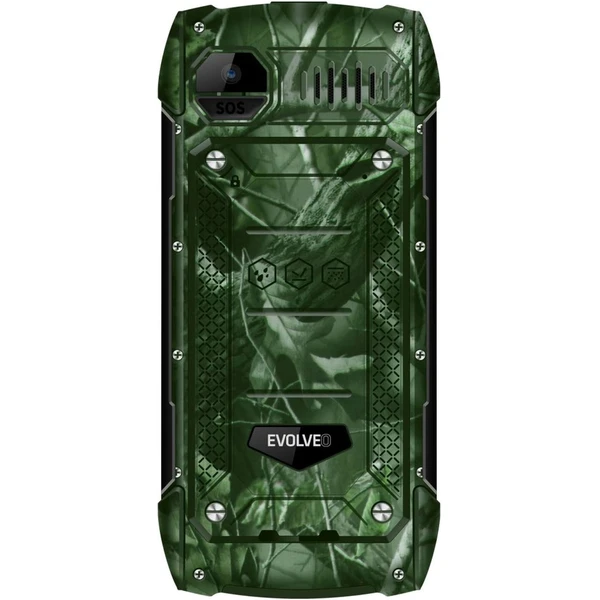 EVOLVEO StrongPhone H1 vodotesný odolný Dual SIM telefón lovecká kamufláž - Mobilné telefóny - Obrázok 033F000P01