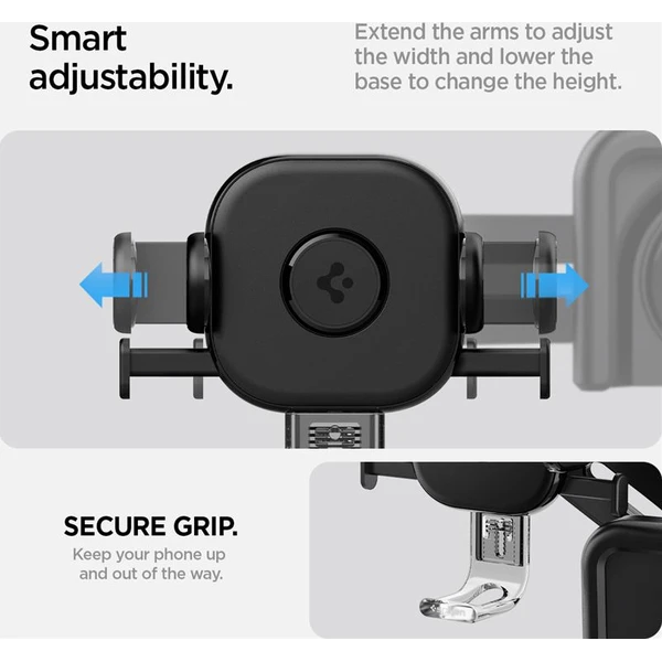 Spigen Tesla TapLock Universal Car Mount Holder držiak na obrazovku čierny - Držiaky - Obrázok 035266809d3d434c93f208d175b391d1