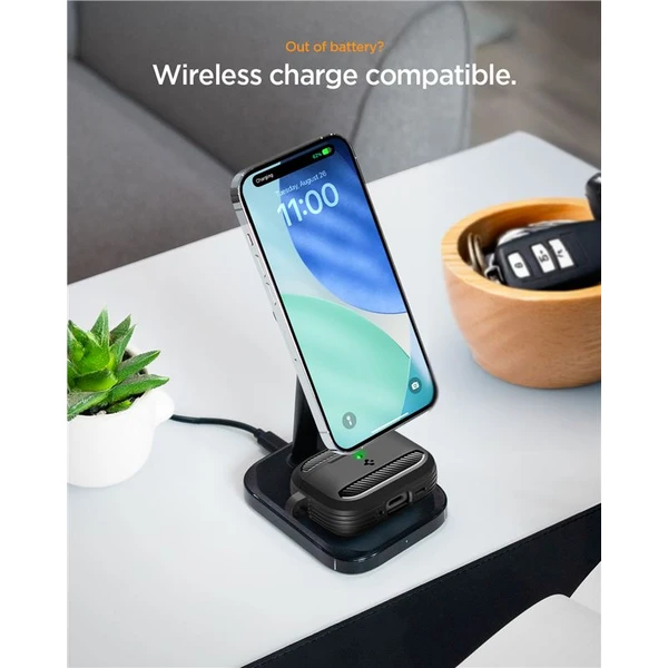 Spigen Rugged Armor puzdro AirPods Pro 3 matte black - Puzdra - Obrázok 03592d16dff04e4baf657ecfd4862bfb