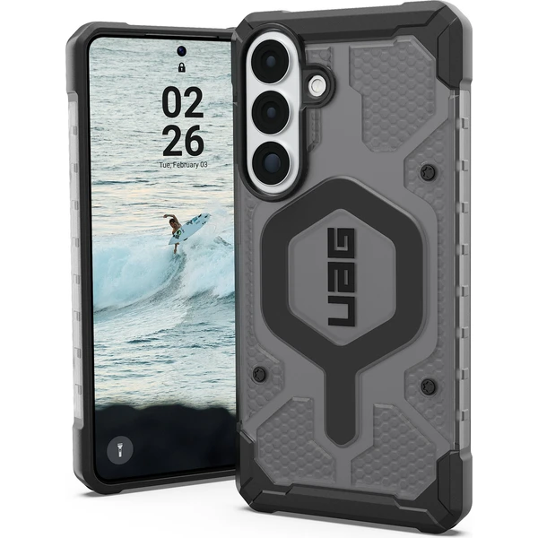 UAG Pathfinder Clear MagSafe kryt Samsung Galaxy S26+ dymový/čierny - Puzdra - Hlavný obrázok
