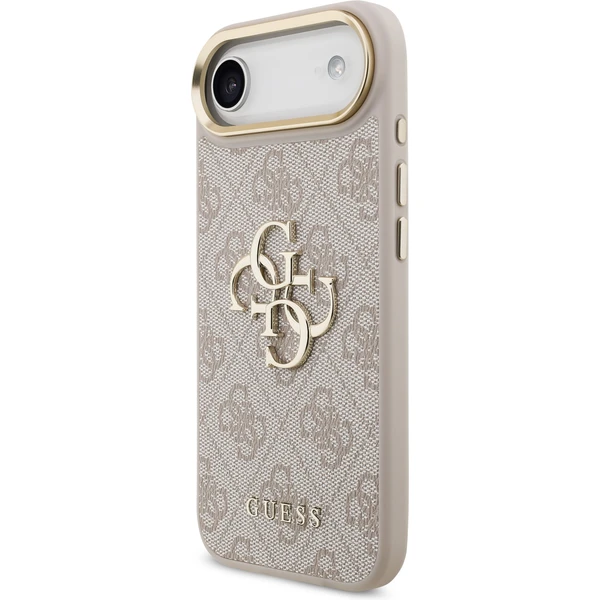 Guess PU Leather 4G Metal Logo Gold Frame kryt iPhone Air ružový - Puzdra - Obrázok 0363f9f647fa441c97867796e1d7a6cb