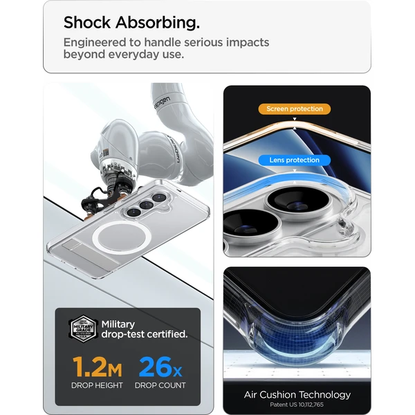 Spigen Ultra Hybrid S MagSafe kryt Samsung Galaxy S26 biely - Puzdra - Obrázok 0367432371de4c4caee7f17ac4e61f71