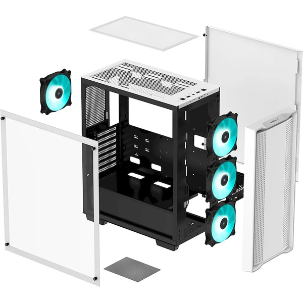 DEEPCOOL CC560 v2 biela - Počítačové skrine - Obrázok 0369000K01