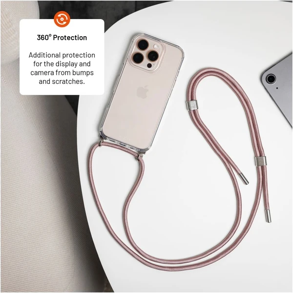 FIXED Pure Neck kryt s ružovou šnúrkou na krk pre Samsung Galaxy A16 4G/5G - Puzdra - Obrázok 037c76138dbf497f8d363892260b2683