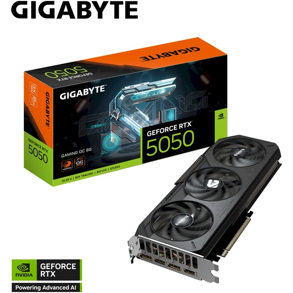 GIGABYTE NVIDIA GeForce RTX 5050 GAMING OC 8G - Grafické karty - Obrázok 03AE000K01