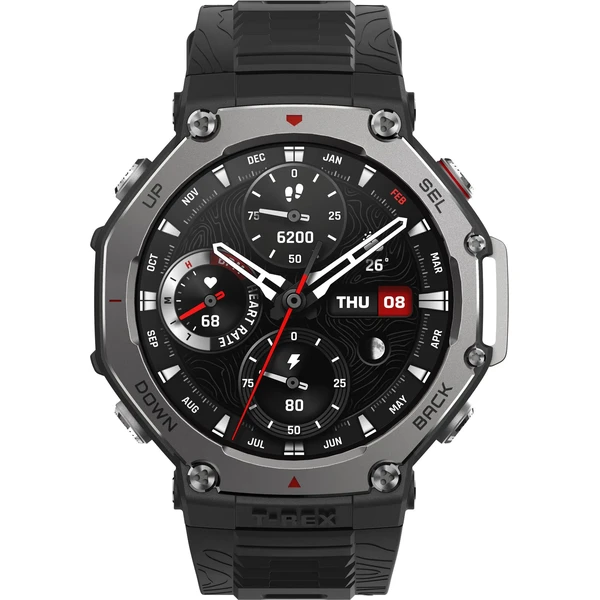 Amazfit T-Rex 3 chytré hodinky čierne - Inteligentné hodinky - Obrázok 03E9000J01