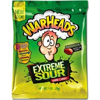 Kyslé cmúľacie cukríky Warheads - Ovocné príchute 28 g - Cukrovinky