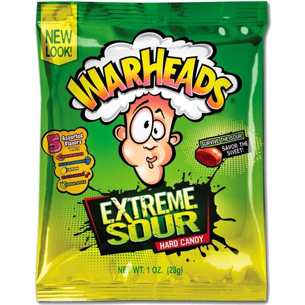 E-shop Kyslé cmúľacie cukríky Warheads - Ovocné príchute 28 g