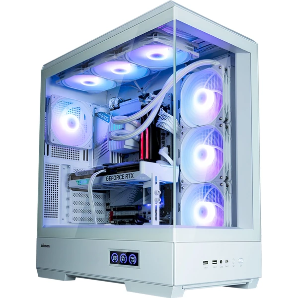 ZALMAN P50 DS biela - Počítačové skrine - Obrázok 03HA000N01