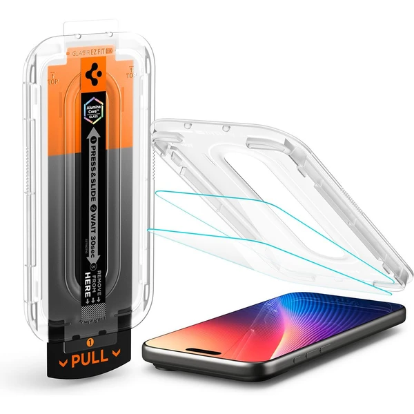 Spigen Glass tR EZ Fit Pro HD sklo iPhone 17 Pro Max/16 Pro Max - Ochranné fólie a sklo - Obrázok 03PH000K01