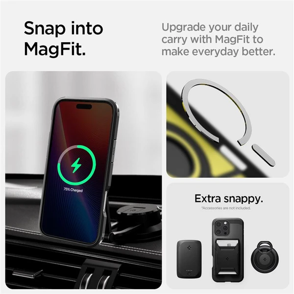 Spigen Tough Armor MagSafe kryt iPhone 16 Pro black - Puzdra - Obrázok 03a43c0be4e44d858de70219b7045e11