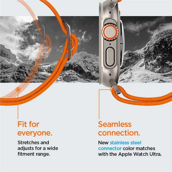 Spigen Lite Fit Ultra remienok Apple Watch 49/46/45/44/42mm oranžový - Remienky - Obrázok 03abcb110dd9434b90d34794b72cfc9e