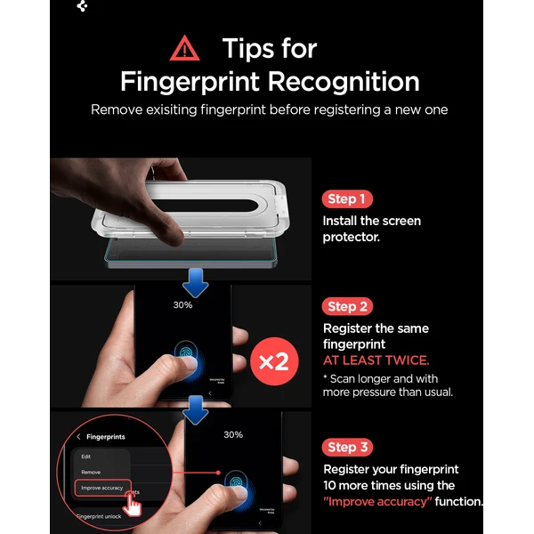 Spigen Glass tR EZ Fit Pro (Anti Reflection) sklo Samsung Galaxy S26 číre (2 ks) - Ochranné fólie a sklo - Obrázok 03b07f7239e14d56b0f5fa41cdc1ae71