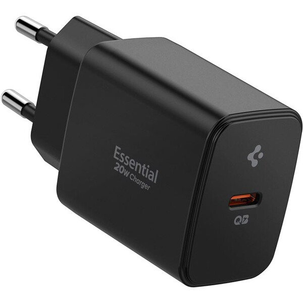 E-shop Spigen Essential 20W USB-C nabíjačka (EE201EU) čierna