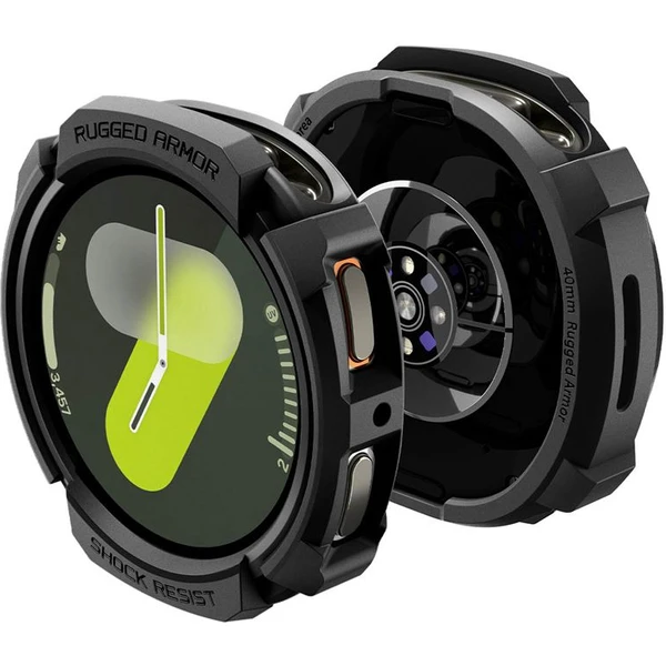 Spigen Rugged Armor kryt Galaxy Watch8 (40mm) matne čierny - Puzdra - Obrázok 03c91b207bdd4996bad30bf049274841