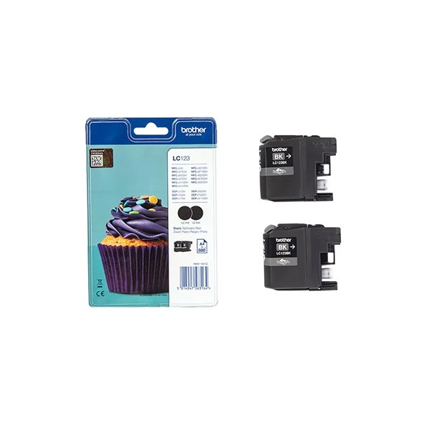Brother LC123BKBP2 atrament multipack - Tonery - Hlavný obrázok