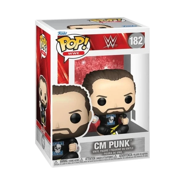 Funko POP! #182 WWE: CM Punk 9 cm - Funko POP! - Obrázok 042K000K01