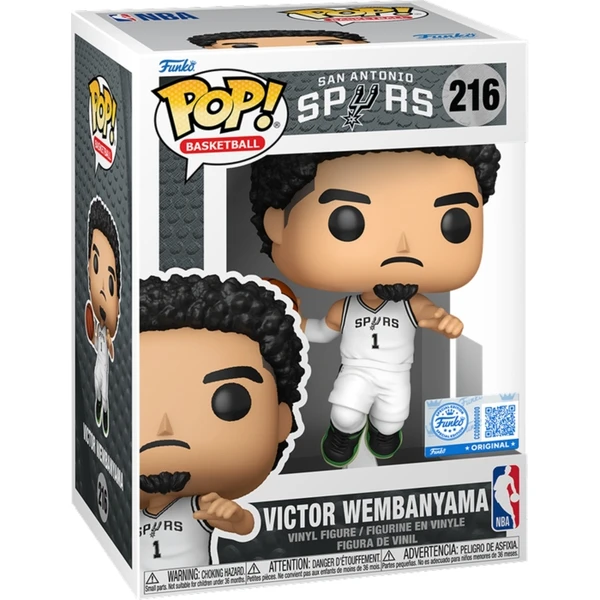 Funko POP! #216 Basketbal: Spurs - Victor Wembanyama - Funko POP! - Obrázok 043O000K01
