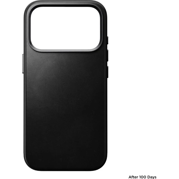 Nomad Traditional Leather (Horween) MagSafe kožený kryt iPhone 18 Pro Black - Puzdra - Obrázok 047a6f74dae14633ad878e045ed04b42