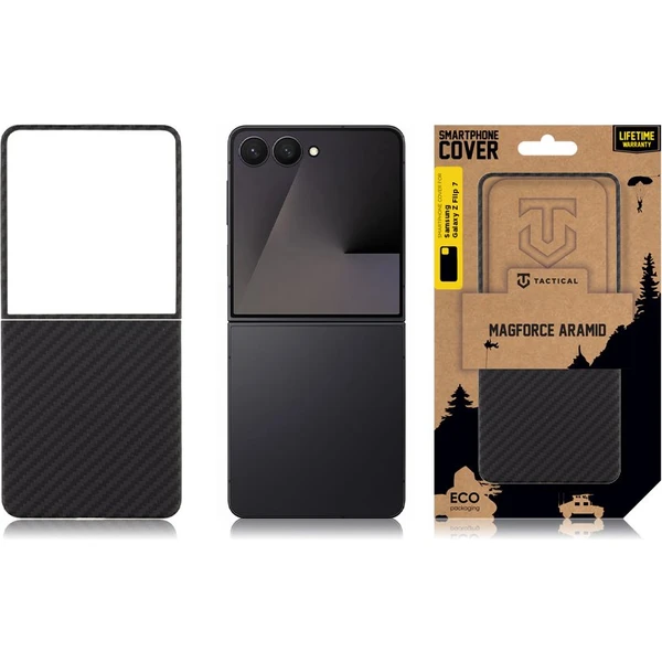 Tactical MagForce Aramid kryt Samsung Galaxy Z Flip 7 čierny - Puzdra - Obrázok 047c917c903a4231b642d7ec839186a0