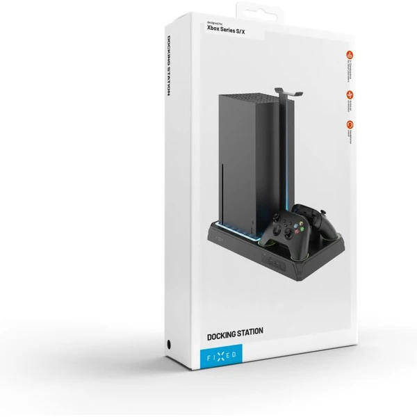 FIXED nabíjacia stanica pre Xbox Series X/S s odvetrávaním, čierna - Nabíjačky - Obrázok 04885ba56b5c44358edb2cc3d20f5dd0