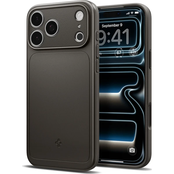 Spigen Thin Fit MagSafe kryt iPhone 18 Pro/17 Pro gunmetal - Puzdra - Hlavný obrázok