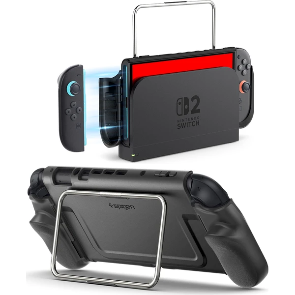 Spigen Dual Grip Pro puzdro Nintendo Switch 2 čierne - Puzdra - Obrázok 0490415cc1c4451683f95d12ef44f3e0