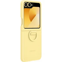 Samsung Silicone Case kryt Galaxy Z Flip6 žltý - Puzdra