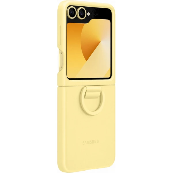 Samsung Silicone Case kryt Galaxy Z Flip6 žltý - Puzdra - Hlavný obrázok