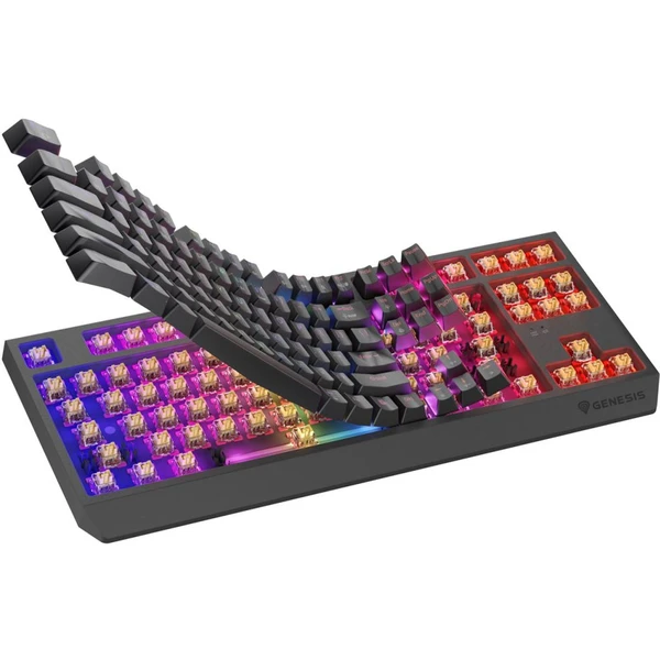 Genesis THOR 230 TKL RGB bezdrôtová mechanická klávesnica čierna Outemu Panda - Klávesnice - Obrázok 04I5000O01