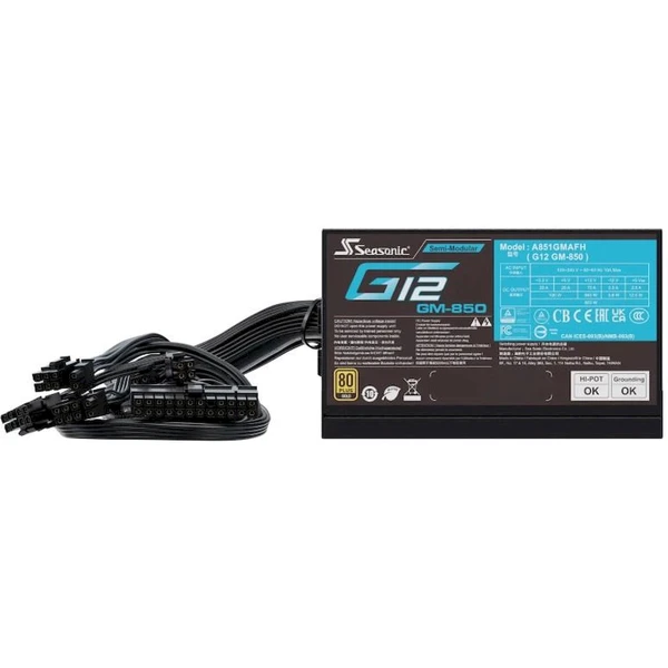 Seasonic G12 GM 850W - Zdroje - Obrázok 04LD000L01