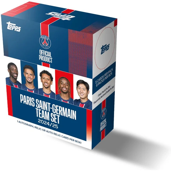 Topps futbalové karty PSG 2024/25 Team Set - Futbalové karty - Hlavný obrázok
