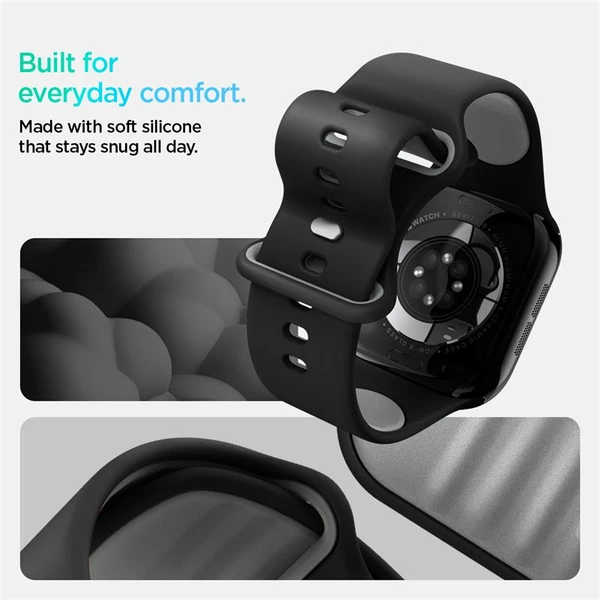 Spigen Nano Pop Band remienok Apple Watch 49/46/45/44mm čierny/sivý - Remienky - Obrázok 04c019283809408ca8696cdec3d69670