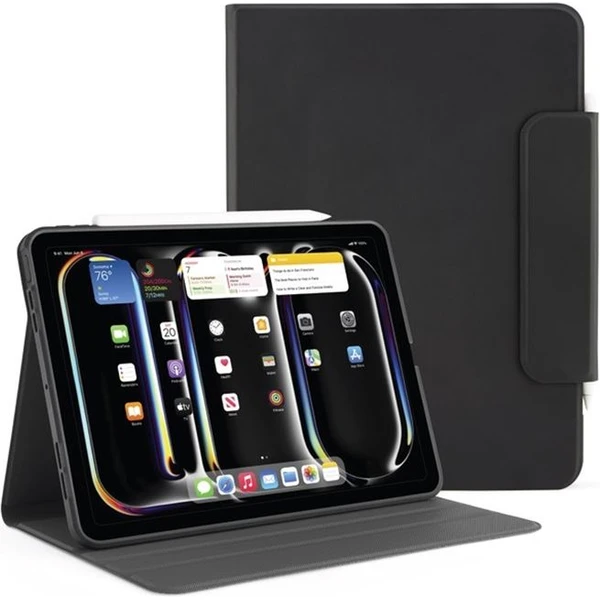 Pipetto Origami No5 Rotating Folio púzdro iPad Pro 11" (2025) čierne - Puzdra - Hlavný obrázok