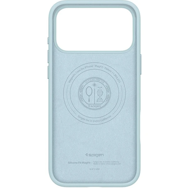 Spigen Silicone Fit MagSafe kryt iPhone 17 Pro Max mute blue - Puzdra - Obrázok 04d732f43b7c4e14beef2a60fb06d05d