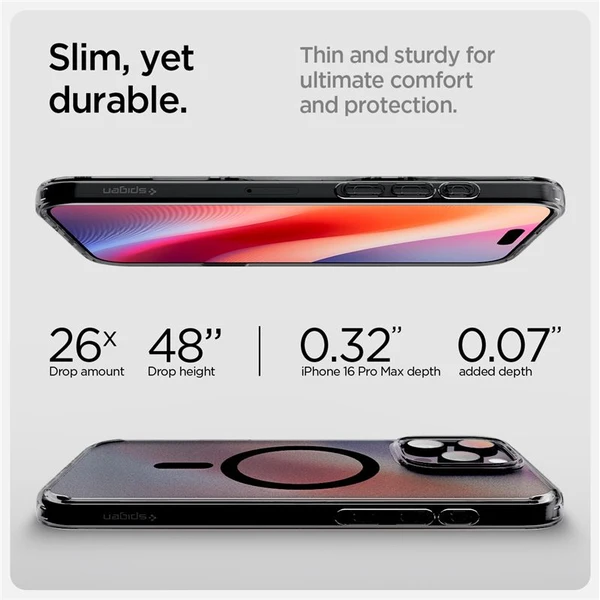 Spigen Ultra Hybrid T MagSafe kryt iPhone 16 Pro Max čierny - Puzdra - Obrázok 04eee785003e41e4be5e705d66ed9086