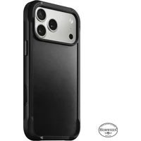 Nomad Rugged Leather Case (Horween) MagSafe kožený kryt iPhone 17 Pro Max Black - Puzdra