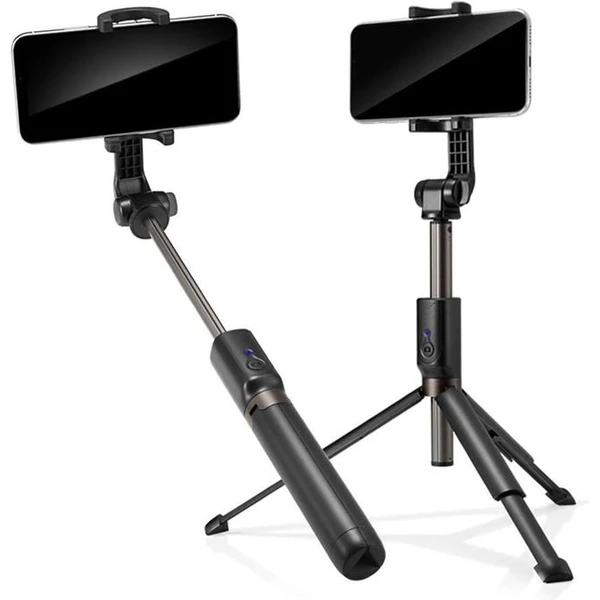Spigen S540W Selfie Stick Tripod čierna - Držiaky - Hlavný obrázok