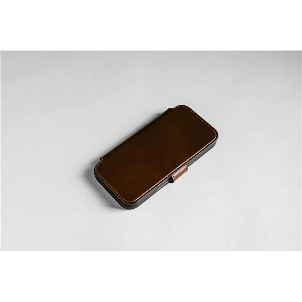 Nomad Modern Leather Folio (Horween) MagSafe kožené púzdro iPhone 17 Pro Max Rustic Brown - Puzdra - Obrázok 052460a584374a10af48c86b664e1ed1