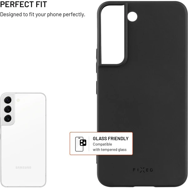 FIXED Story silikónový kryt Samsung Galaxy S22 5G čierne - Puzdra - Obrázok 0524f68d76ff4a6f95fb6f2a58d96053