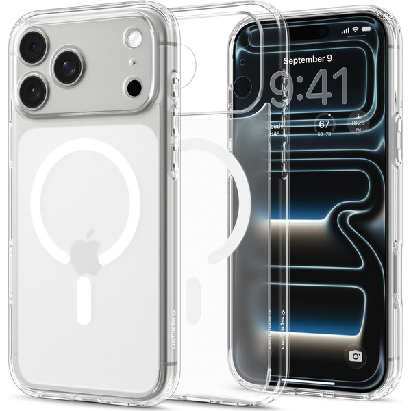 Spigen Ultra Hybrid MagSafe kryt iPhone 18 Pro/17 Pro frost white - Puzdra - Obrázok 052813a0bad744e2a32cbc2a1e43e2b6