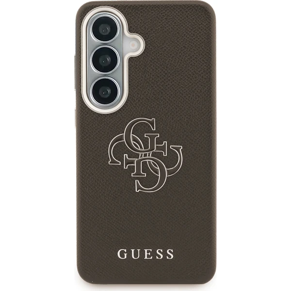 Guess PU 4G Resin Metal Logo kryt Samsung Galaxy S26 hnedý - Puzdra - Obrázok 05288950666e4cccb2d11c949669b309