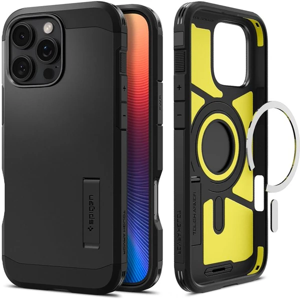Spigen Tough Armor MagSafe kryt iPhone 16 Pro Max black - Puzdra - Hlavný obrázok
