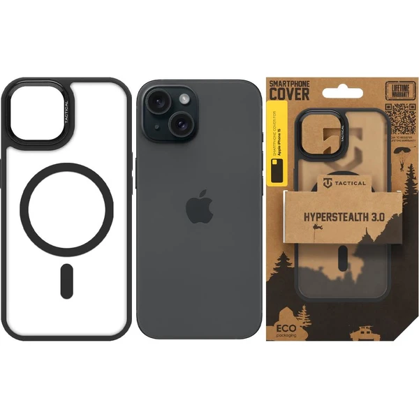Tactical MagForce Hyperstealth 3.0 Kryt pre Apple iPhone 15 Asphalt - Puzdra - Obrázok 05336a4f27c24ab6a41ec8b8395d8fdb