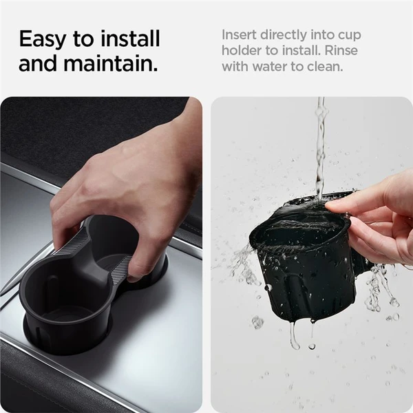 Spigen Center Console Cup Holder Insert Relaxed Grip vložky do držiaka nápojov Tesla Model Y/3 - Držiaky - Obrázok 05702302b48a48e9b069c22a85cd1a46