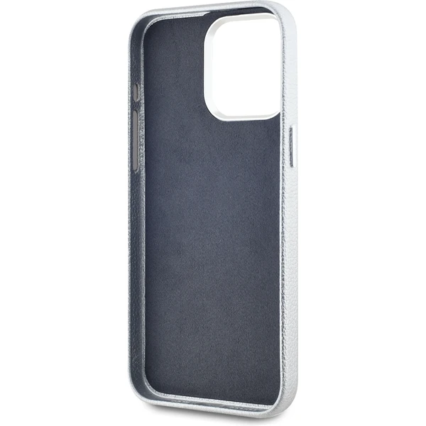 Karl Lagerfeld Grained PU Hotel RSG zadný kryt pre iPhone 15 Pro Max sivý - Puzdra - Obrázok 0582f97a05f542bbb4665961e756a484
