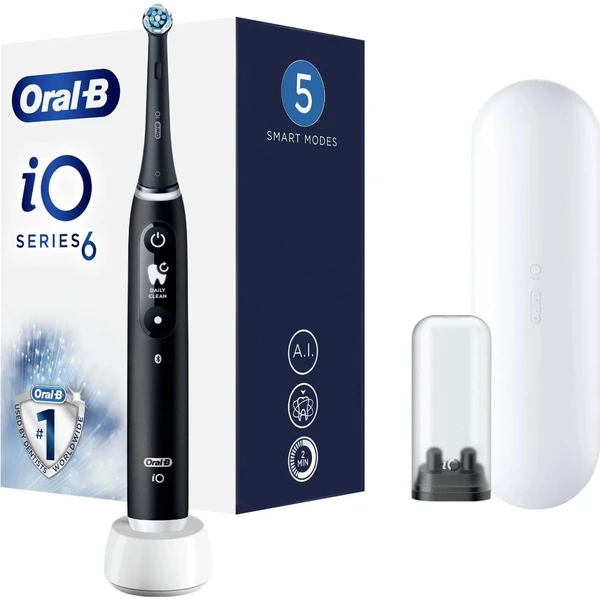 Oral-B iO Series 6 Black Onyx elektrická zubná kefka - Zubné kefky - Hlavný obrázok