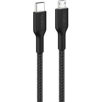 Belkin BOOST Charge PRO USB-C/microUSB napájací kábel 15W 1m čierny - Káble a redukcie